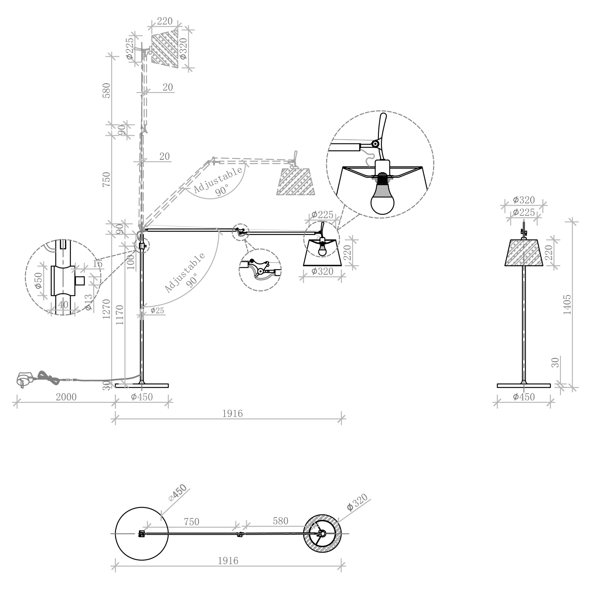 #best floor lamps for reading  #Industrial Machinery Long Arm Adjustable Floor Lamp  #Night Fish Luring Lamp Floor Lamp