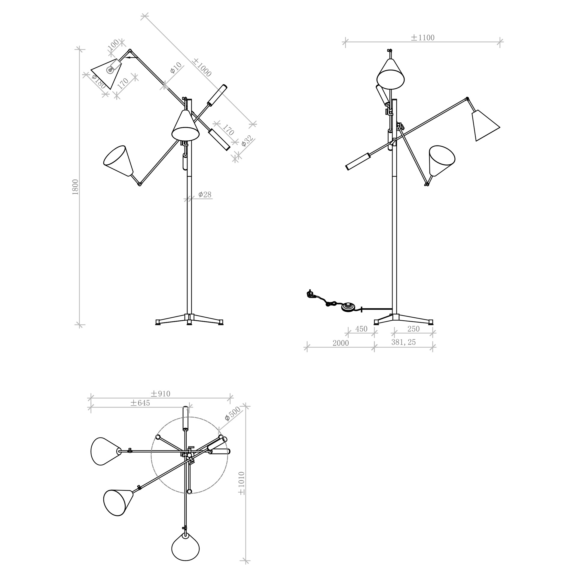 #American Style floor lamp  #Living Room Sofa Lamp Ins Style American Style Downlight  #Angelo Lelii floor lamp