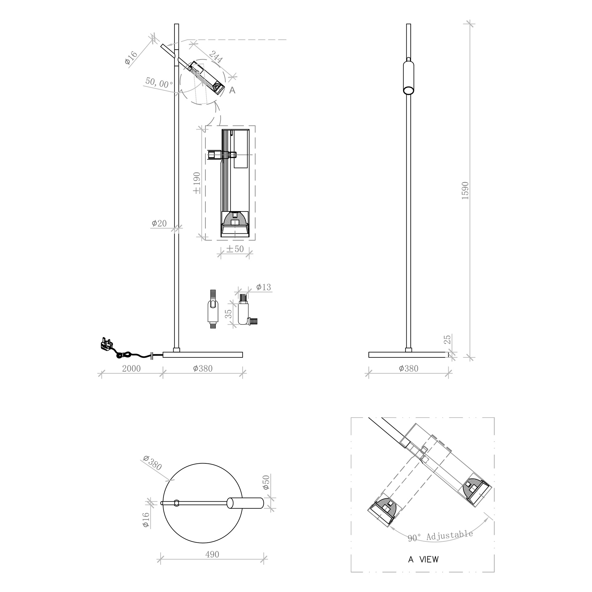 #reading floor lamps for living room  #standing reading lamp  #brass reading floor lamp