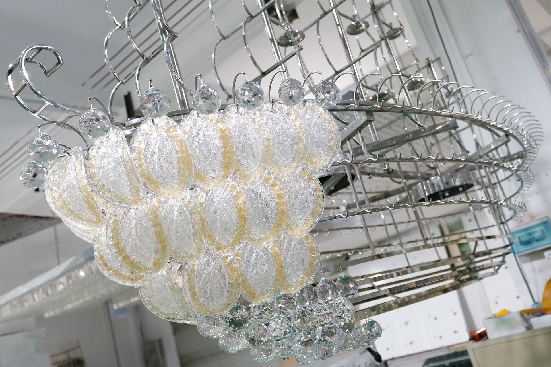 Marriott Hotel,Bespoke lighting,ballroom chandelier