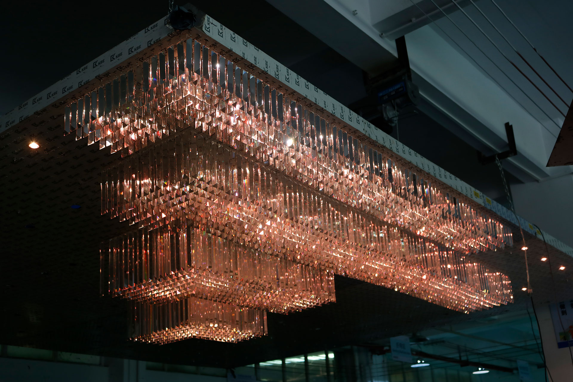 Marriott Hotel,Bespoke lighting,ballroom chandelier