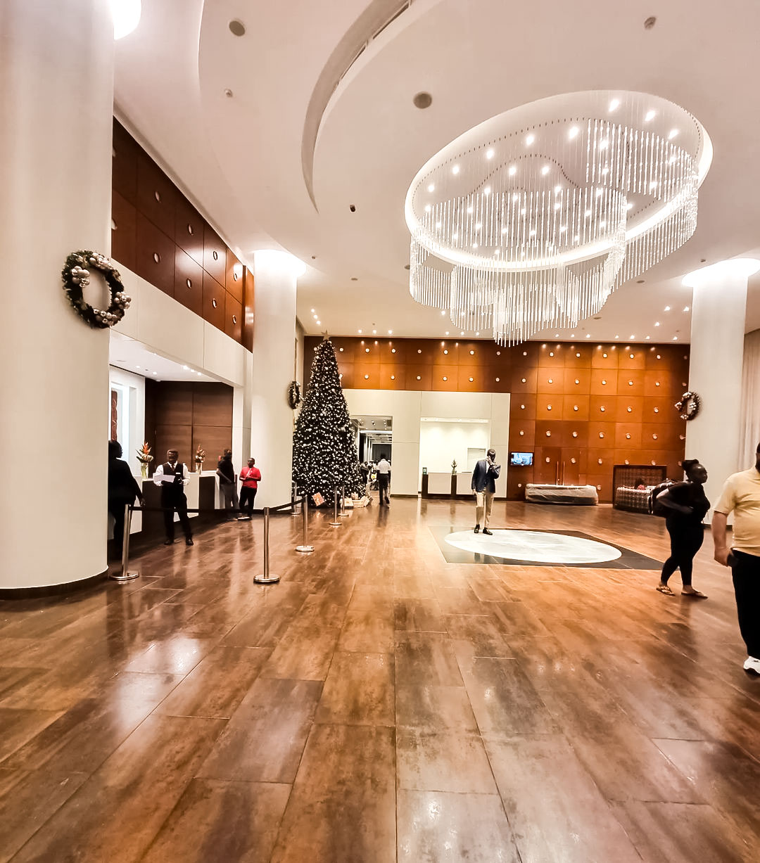 Ambassador Hotel lighting,bespoke design,customer and interested