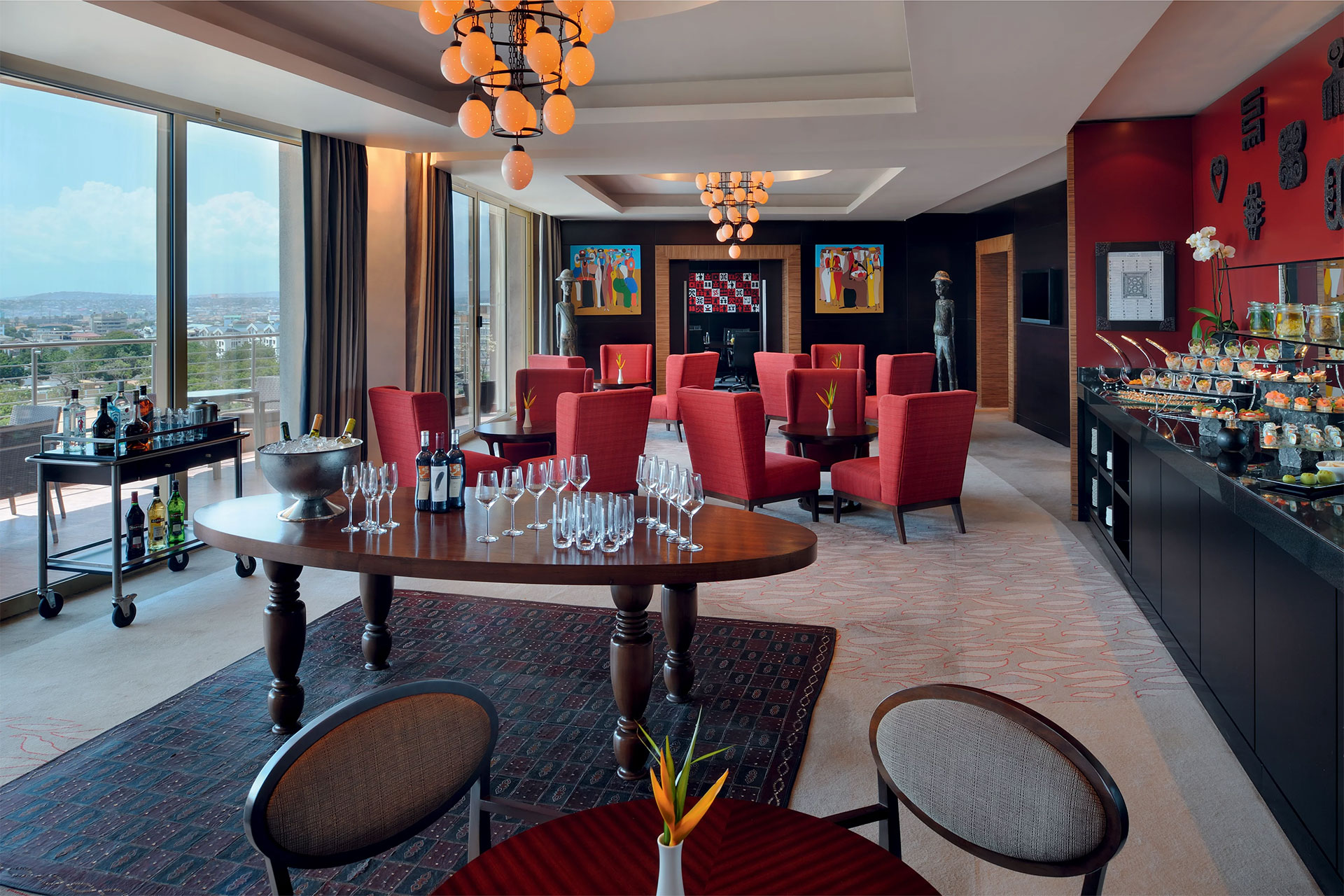 Ambassador Hotel lighting,bespoke design,customer and interested