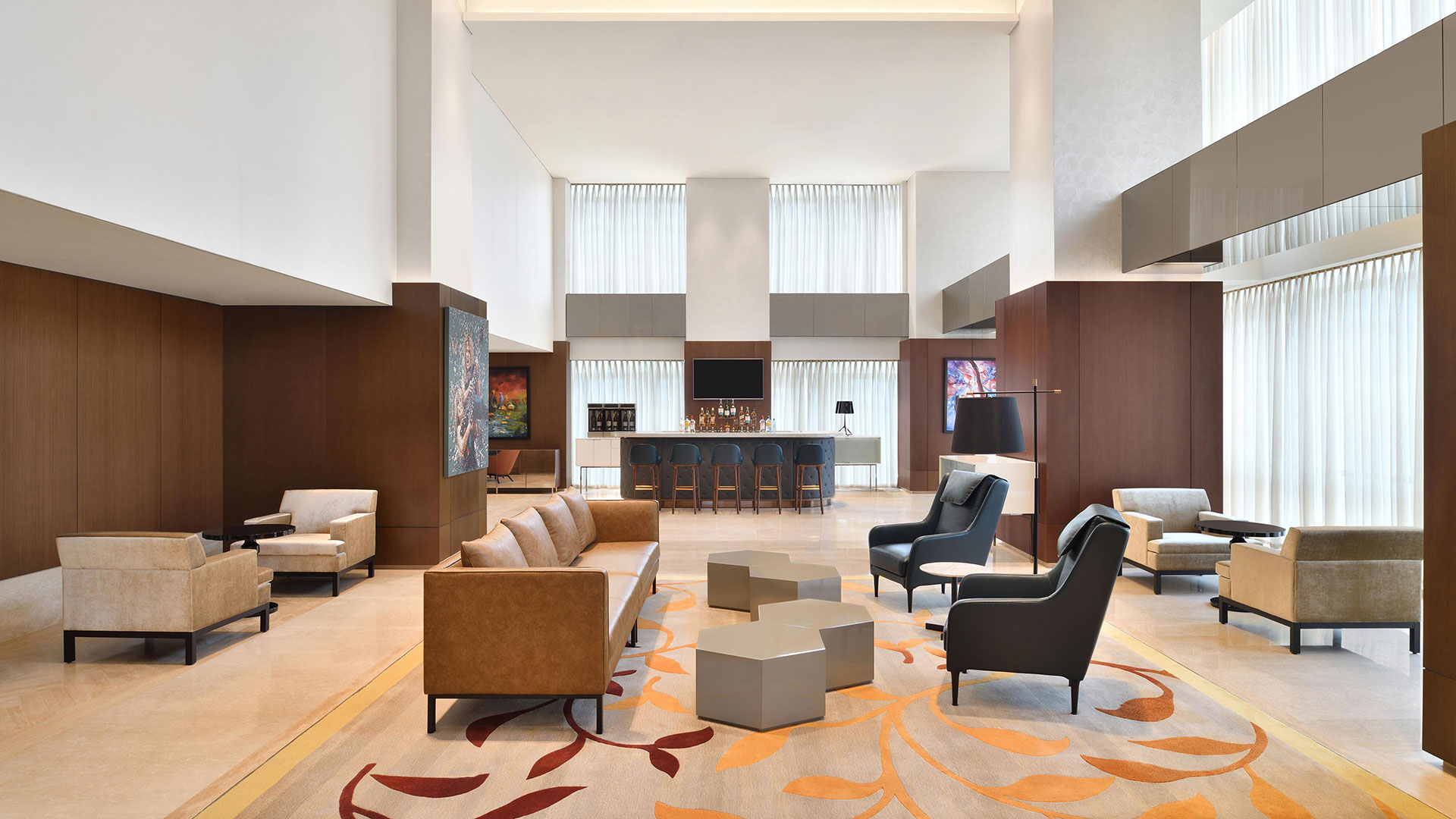 Marriott Hotel,Bespoke lighting,ballroom chandelier