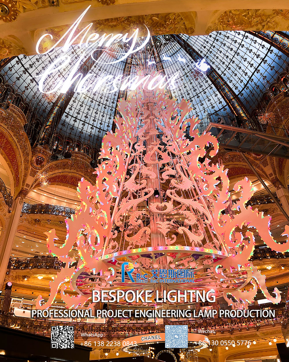 Merry Christmas,R&C bespoke lighting,Custom lighting solutions