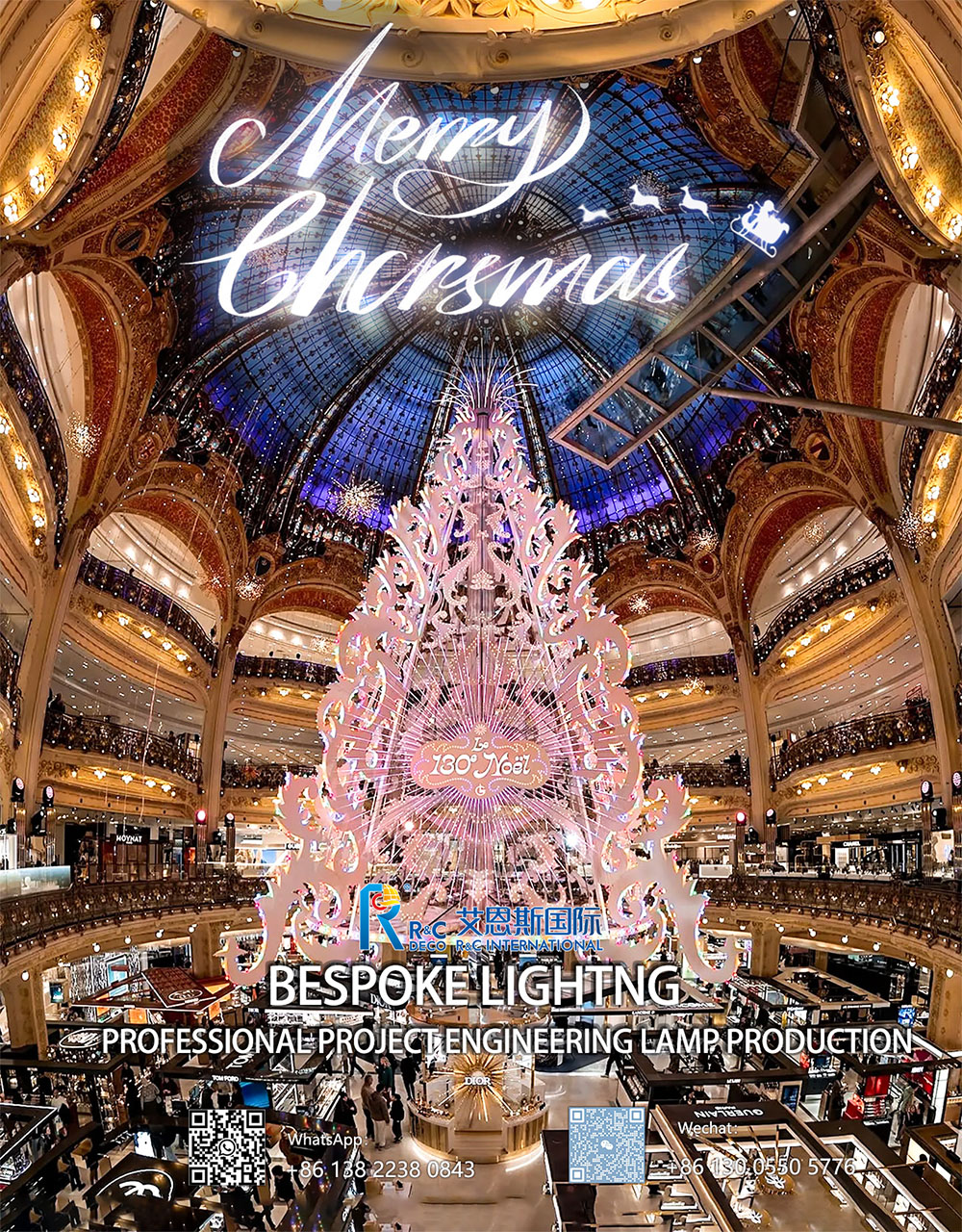 Merry Christmas,R&C bespoke lighting,Custom lighting solutions