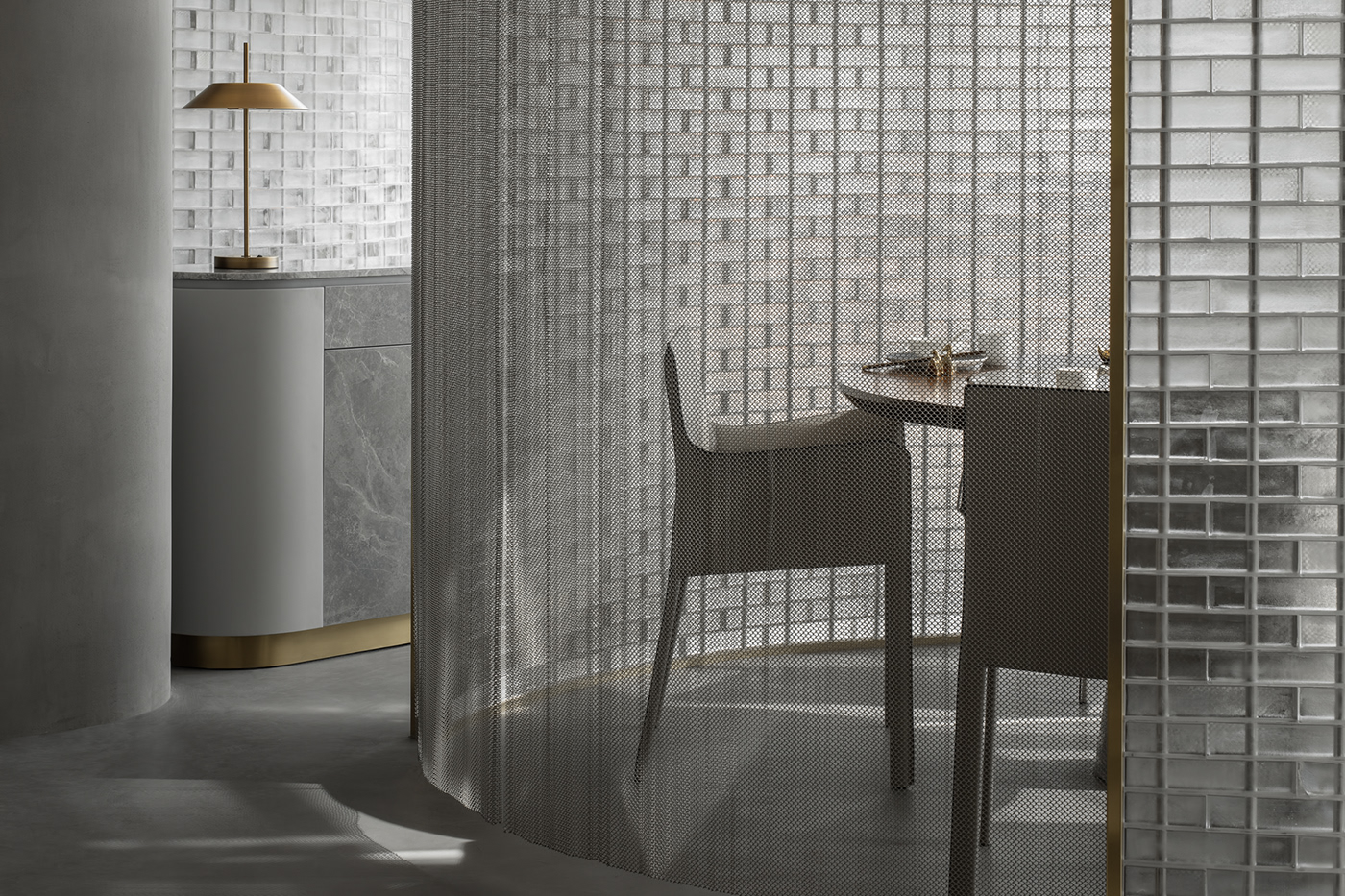 Restaurant bespoke lighting