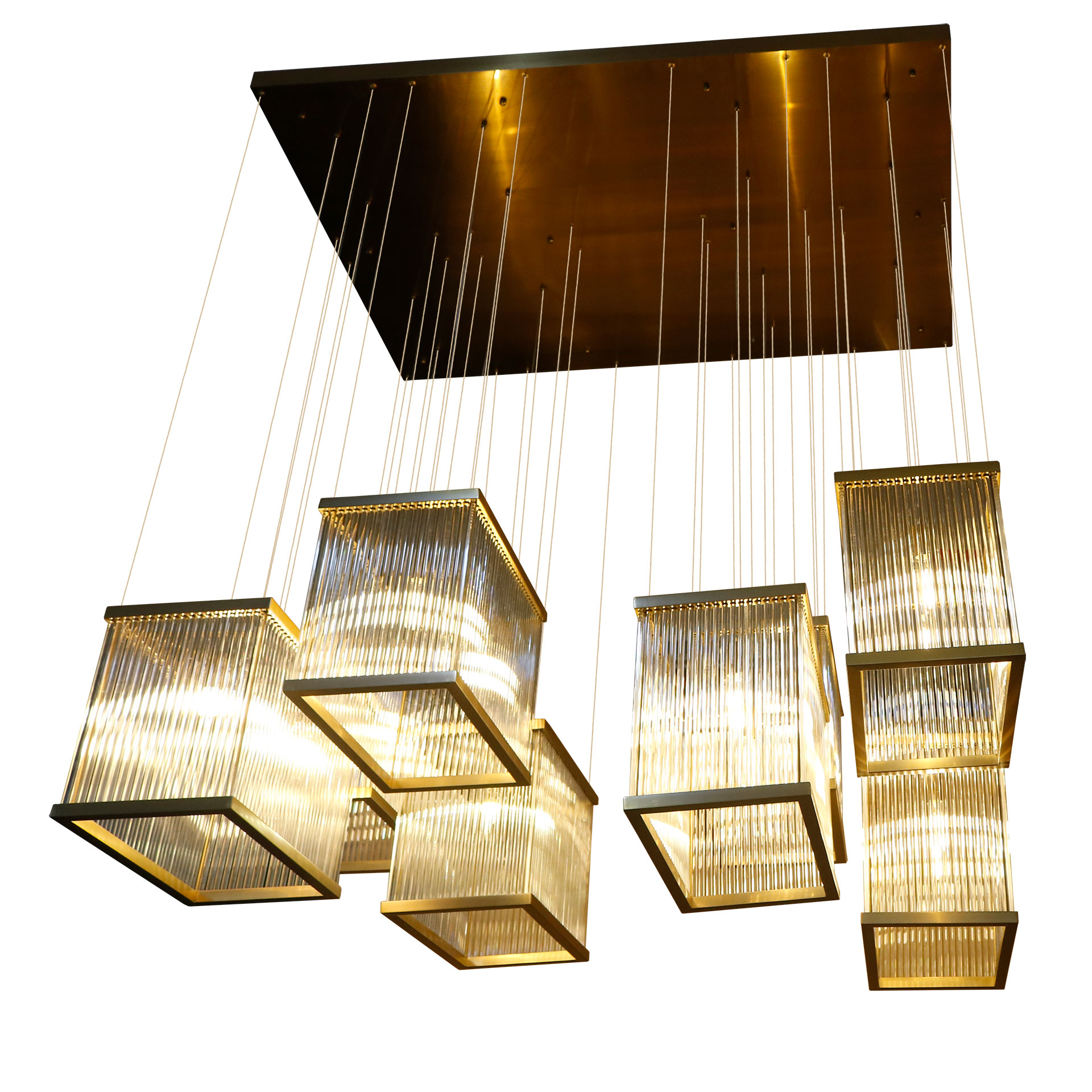 Custom lobby lighting