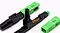 The fiber connector can be used for 900µm, 2 mm and 3 mm jacketed fibres, suited for the installation of FTTH / FTTX connections