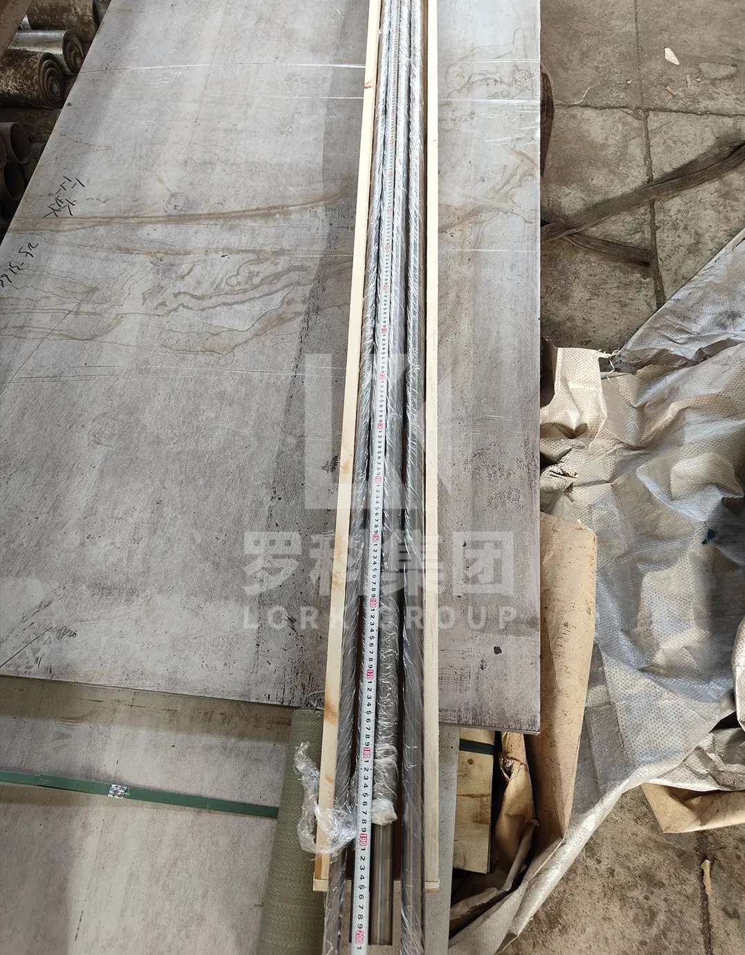 Length inspection of MP35N cobalt alloy bars