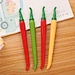 Creative simulation chili neutral pen lovely cartoon learning stationery cute chili pepper shape gift gel pen