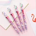 promotional kawaii Uniicorn Ballpoint Creative Cartoon Click multi-color pen 10 in 1 Cute pens Ballpoint Pen