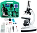 Science Kits For Kids Beginner Microscope With Led 100x 400x Educational Toy