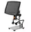MS3 9 LCD Digital Microscope 1000X 1080P Video Microscope with Metal Stand 16MP Ultra-Precise Focus