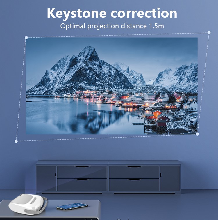Home Theater Outdoor Cinema LCD Projector