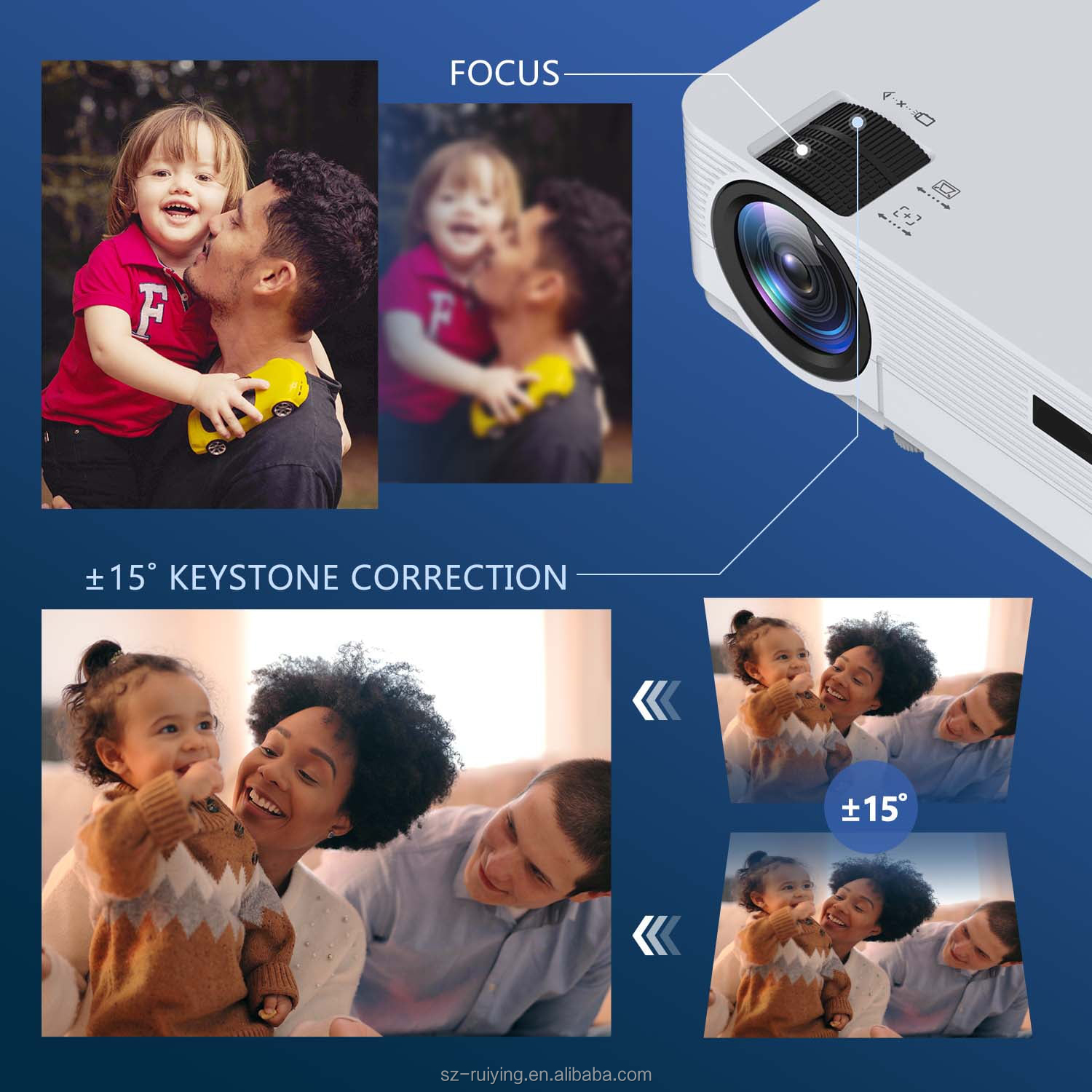 high resolution portable projector