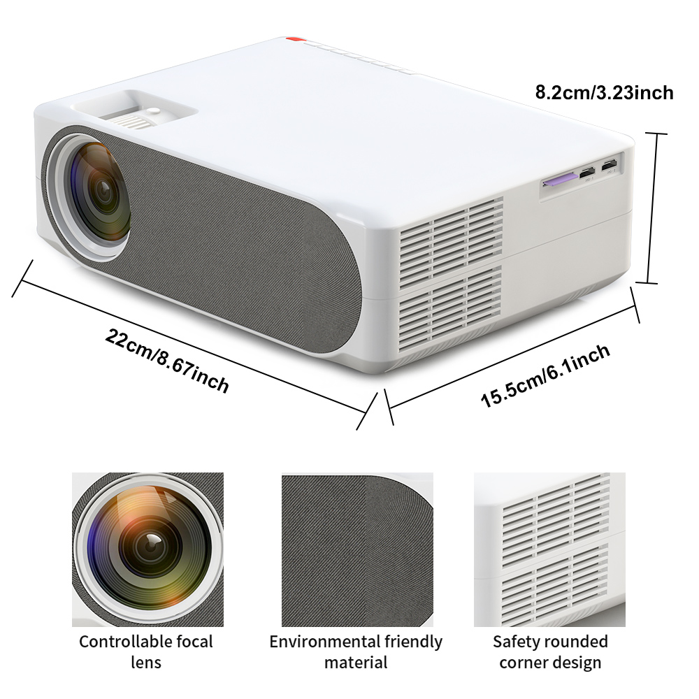 native 1080p 5g wifi bluetooth projector
