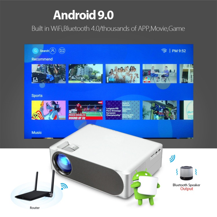 fangor 230 portable movie projector