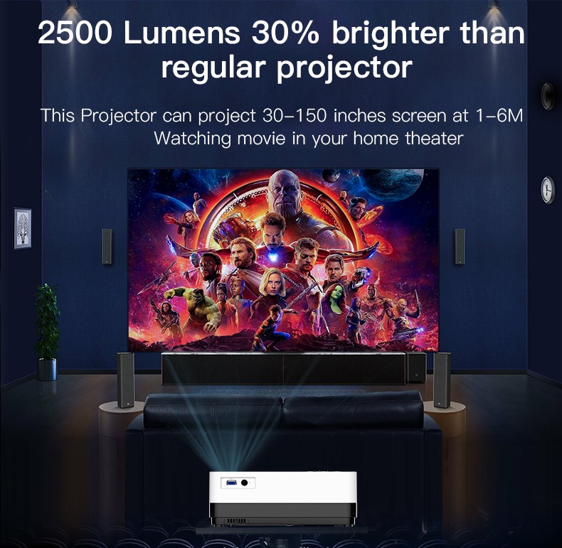 mini projector netflix compatible