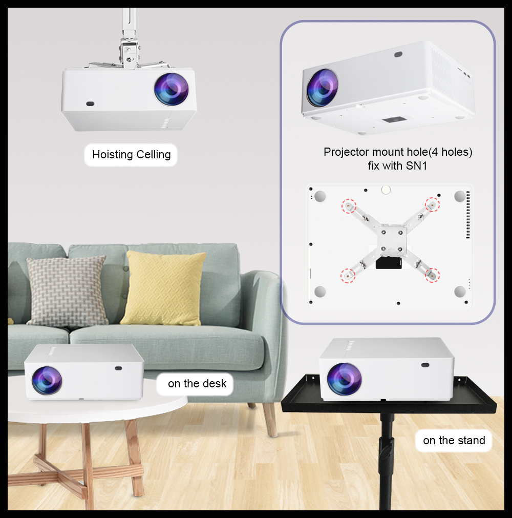 700 lumens projector