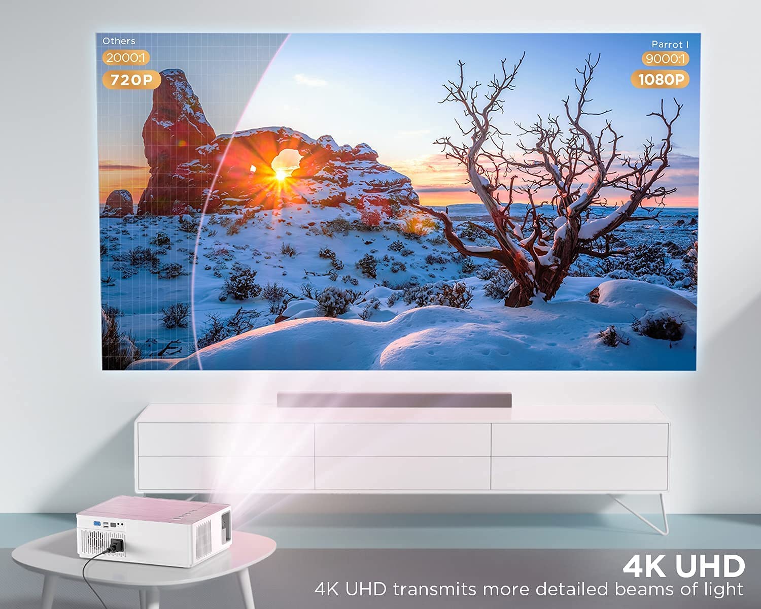 4k high lumen projector