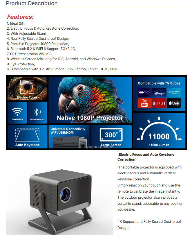 led projector youtube