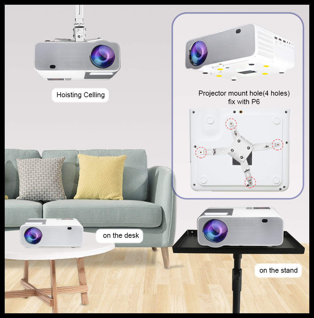 mini projector iphone compatible