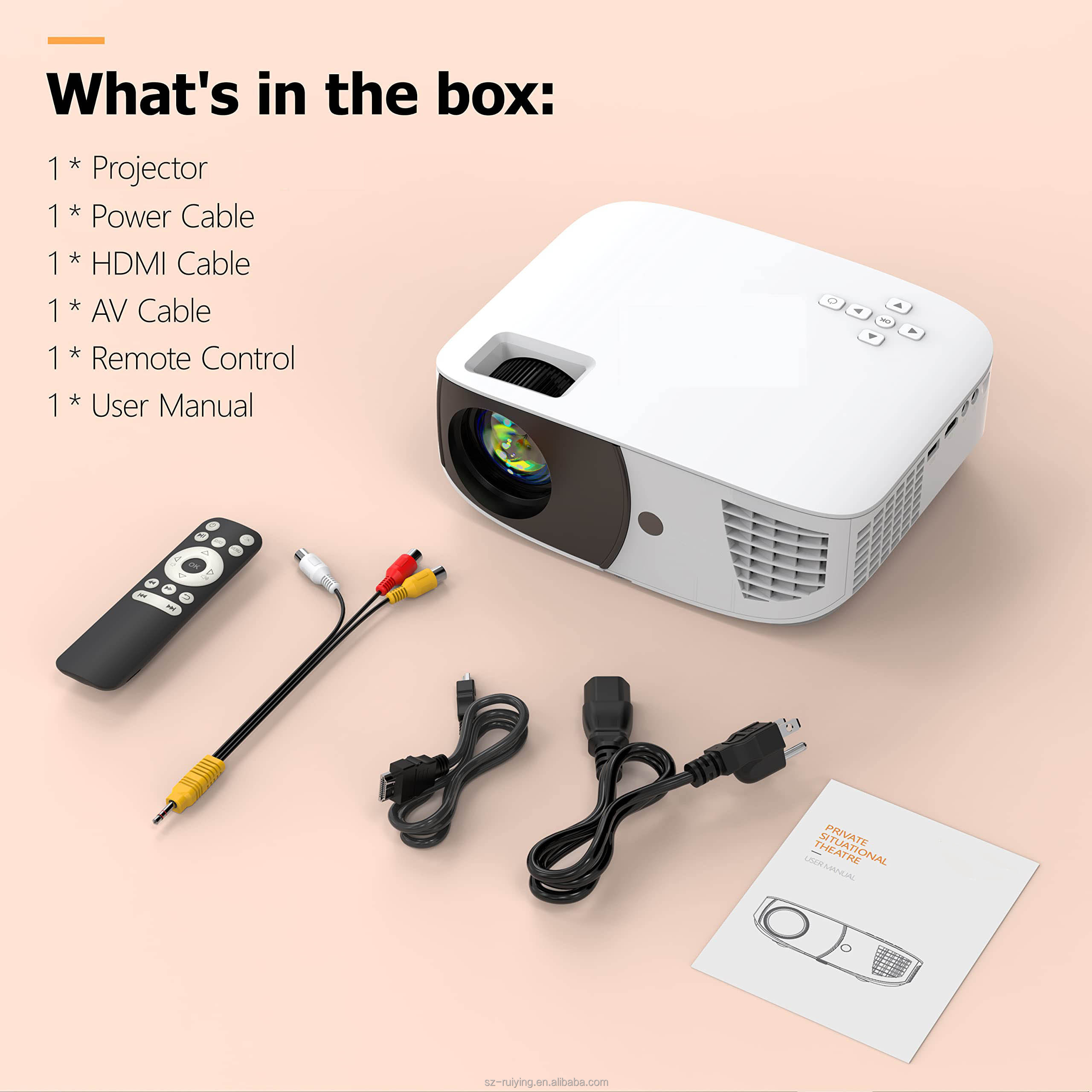 fangor native 1080p projector