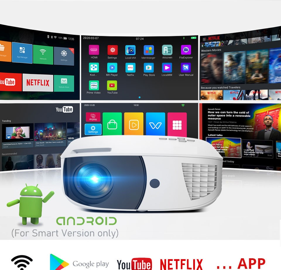 1080p wireless projector