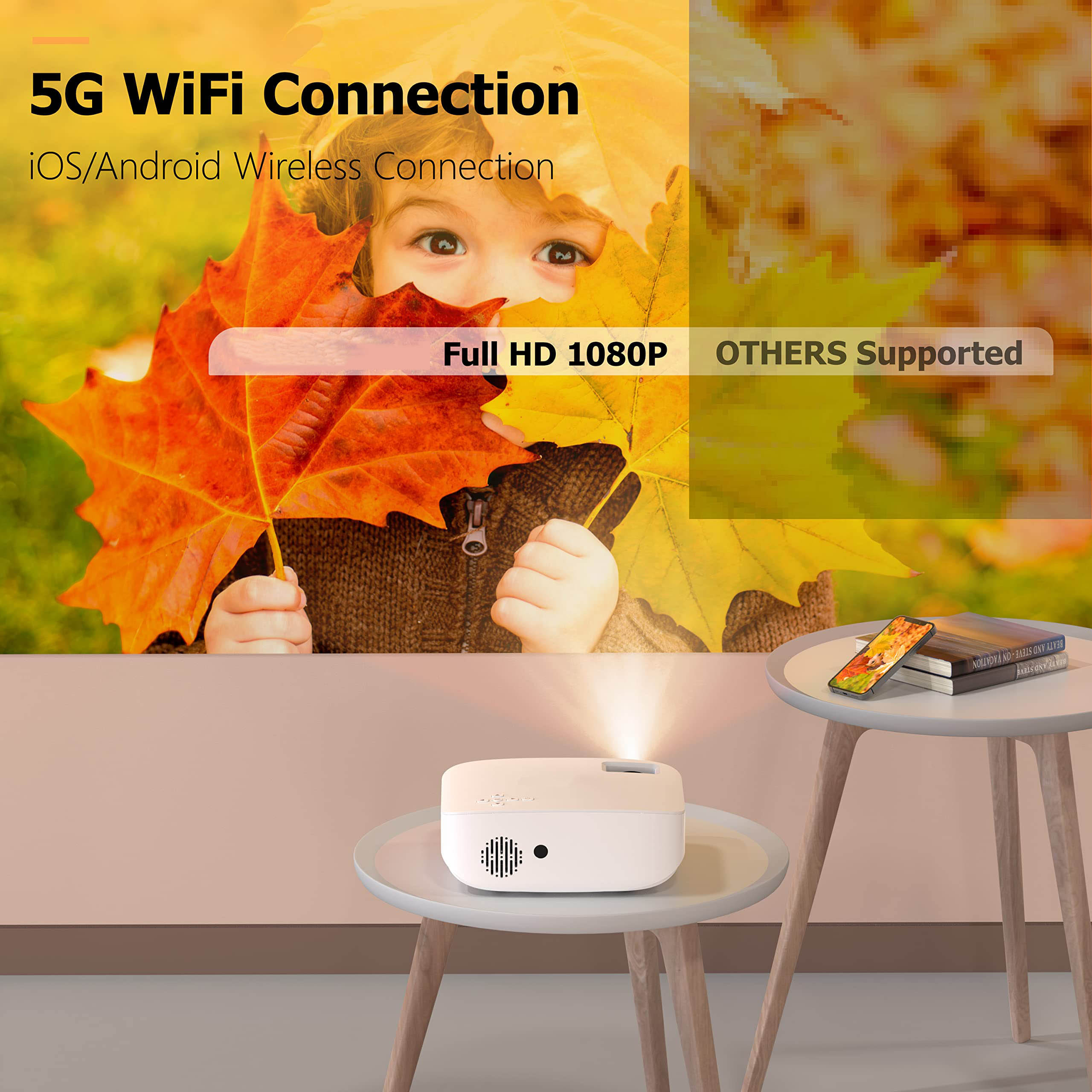 1080p projector with bluetooth