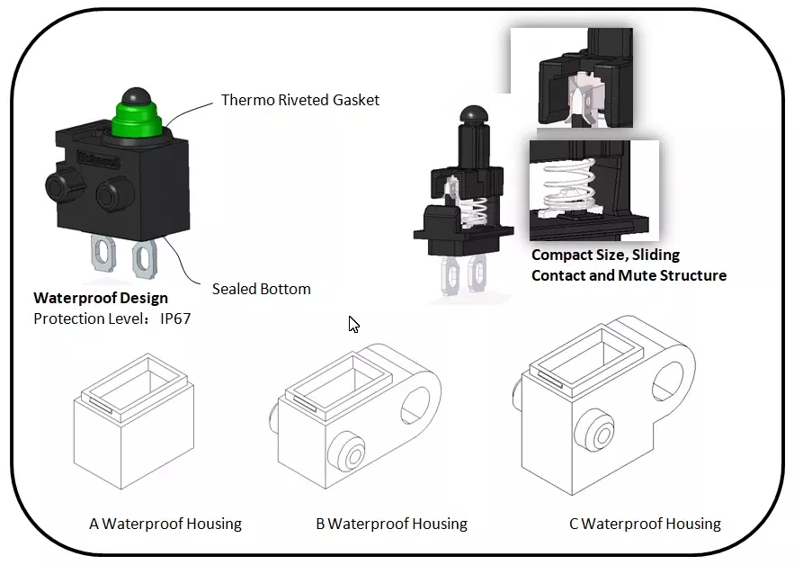 G304D micro switch details view