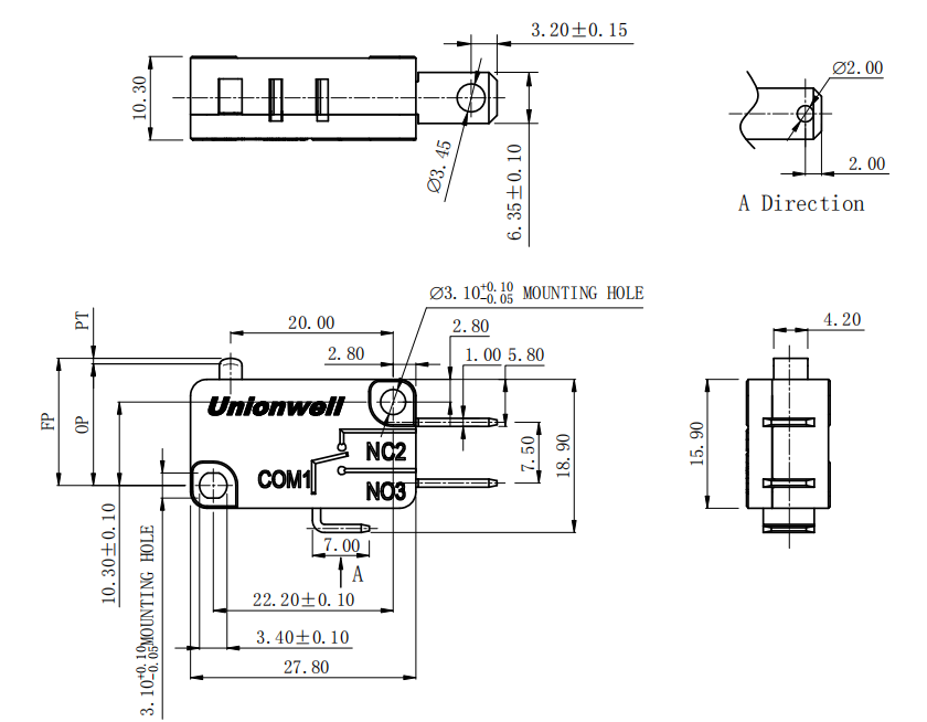 Unionwell G5L30 Basic Micro Switch