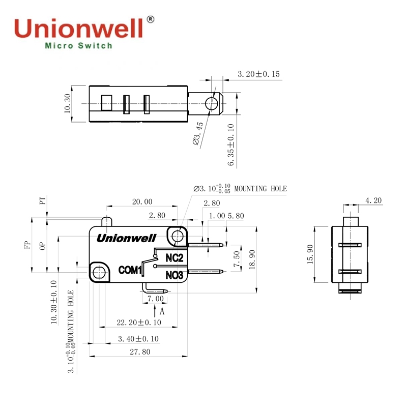Unionwell Global Safety Approvals Basic Micro Switch