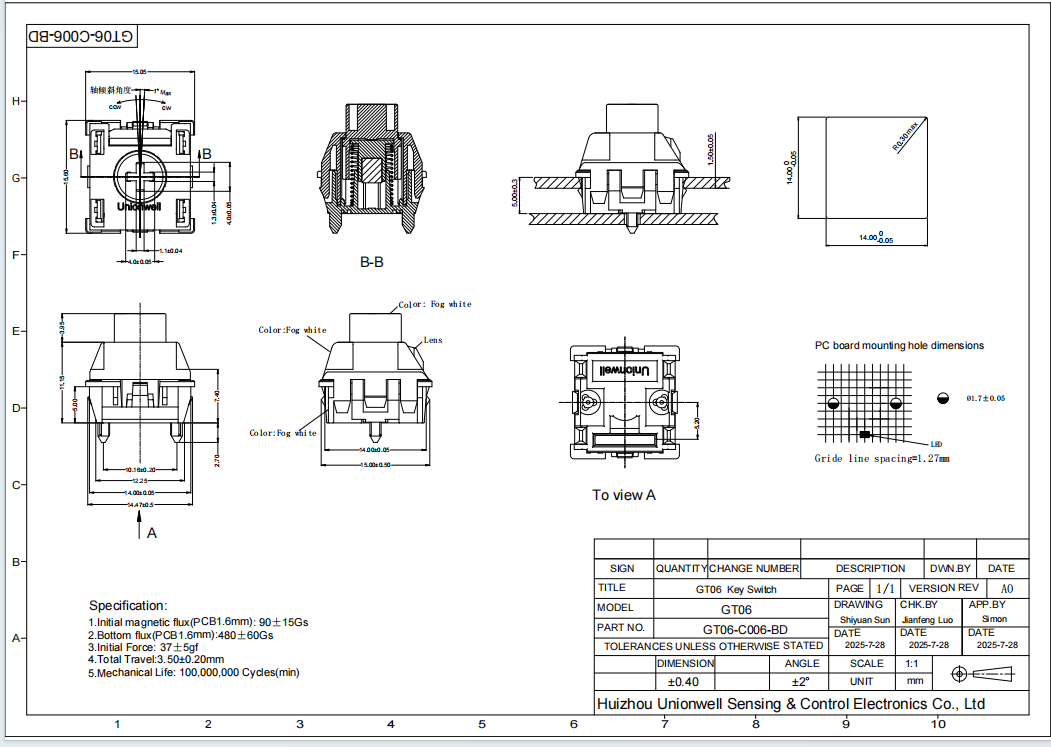 polar magnetic keyboard switch primordial unity drawing