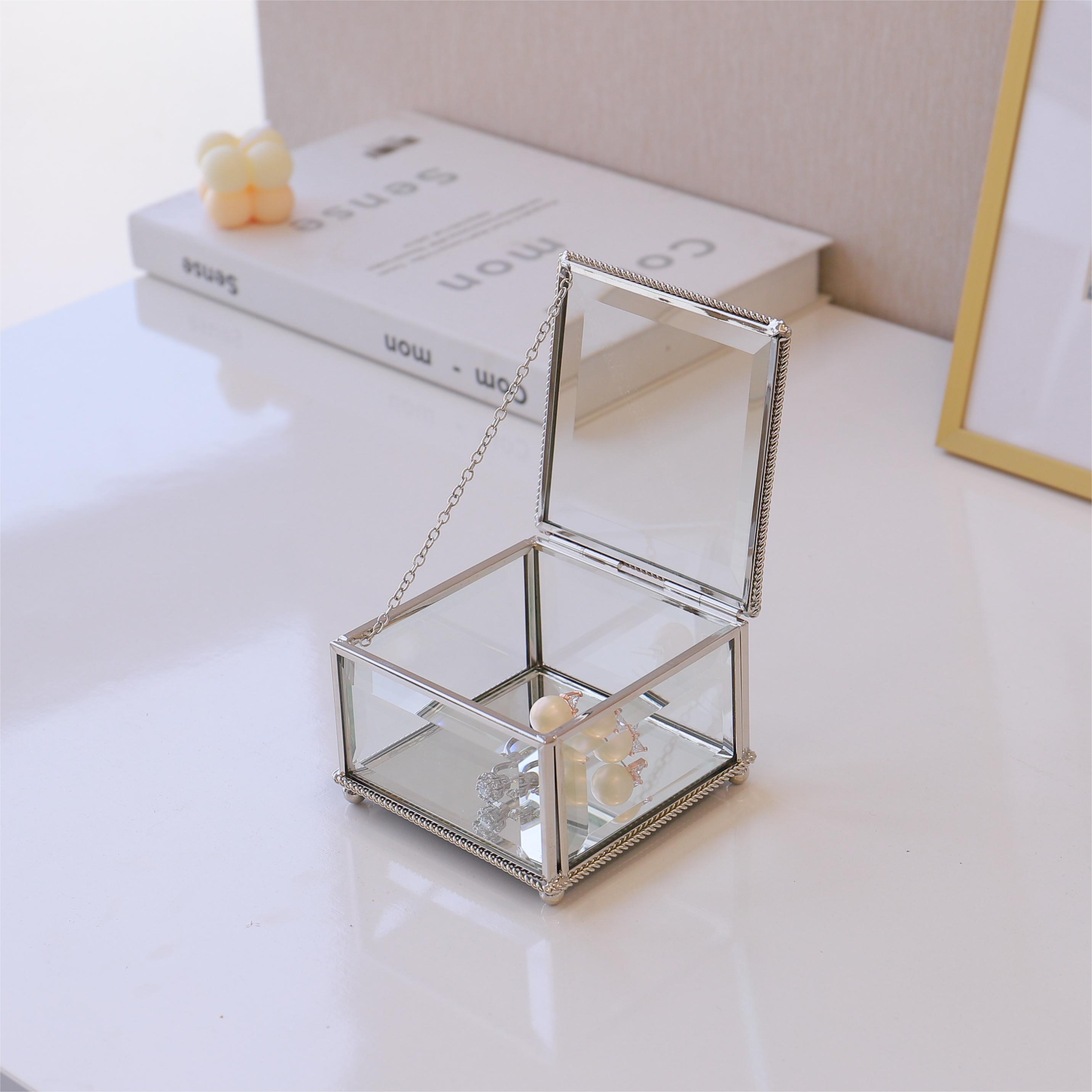 Custom Small Glass Jewelry Gift Boxes 1