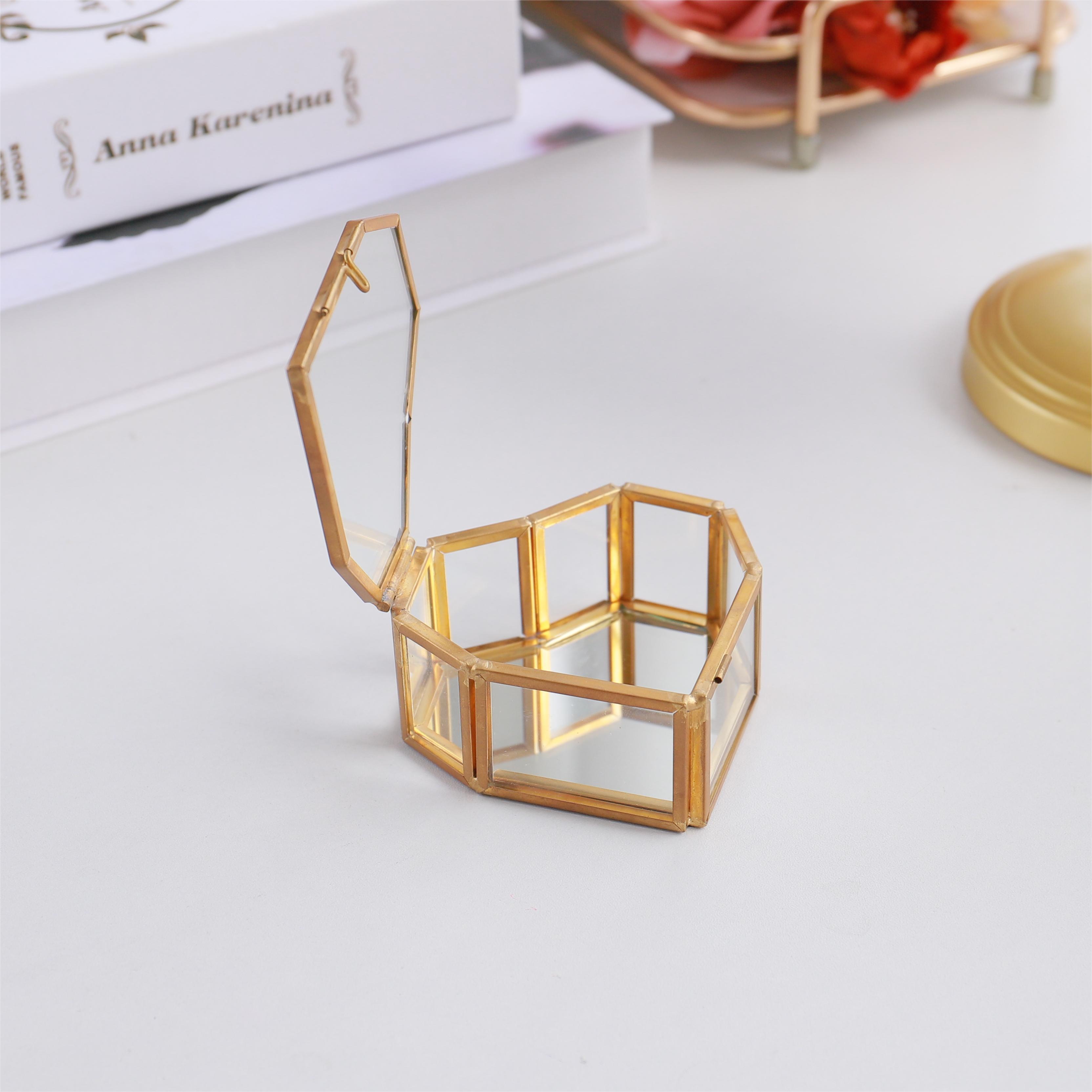 Heart Glass Small Ring Boxes 1
