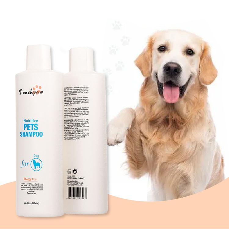 clean pet shampoo