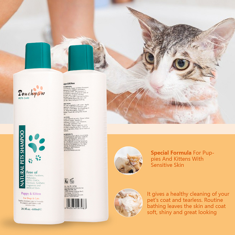 small pet shampoo