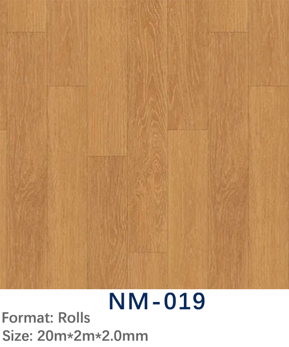 Wood color of Heterogeneous Flooring Rolls