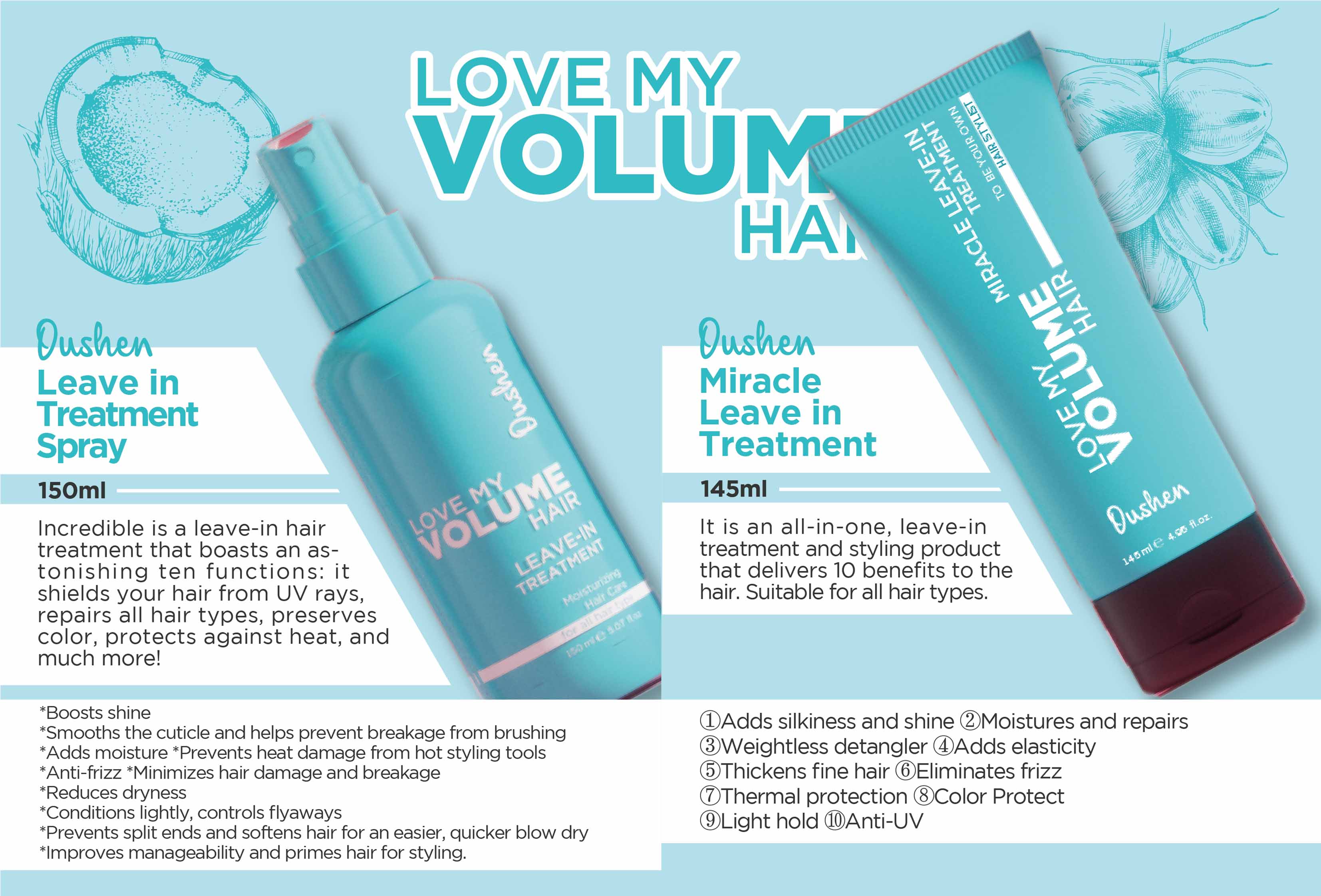 Leave In Hair Conditioner Spray
