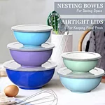 plastic salad bowl set