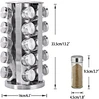Spice rack with 20 jars