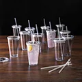 16oz plastic cups with lids and straws wholesale