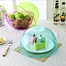 round clear plastic bowl