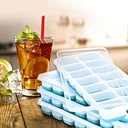 silicone ice cube tray with lid