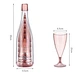 wine glasses	plastic wine glasses