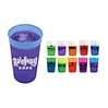 Eco-friendly Hot Selling 16 OZ PP Reusable Cold Color Changing Party Wedding Stadium Cups