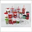 straw plastic cups