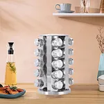 Spice rack with 20 jars