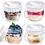 Overnight Cereal Oat Cup Breakfast Portable Salad Fruit Jar Yourget Plastic Container Set